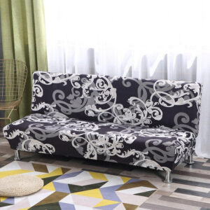 ผ้าคลุมโซฟาเบด รุ่นภูผา บาโรก สีเทา